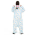 Snuggs Blanket Animal Onesie Light blue Cow
